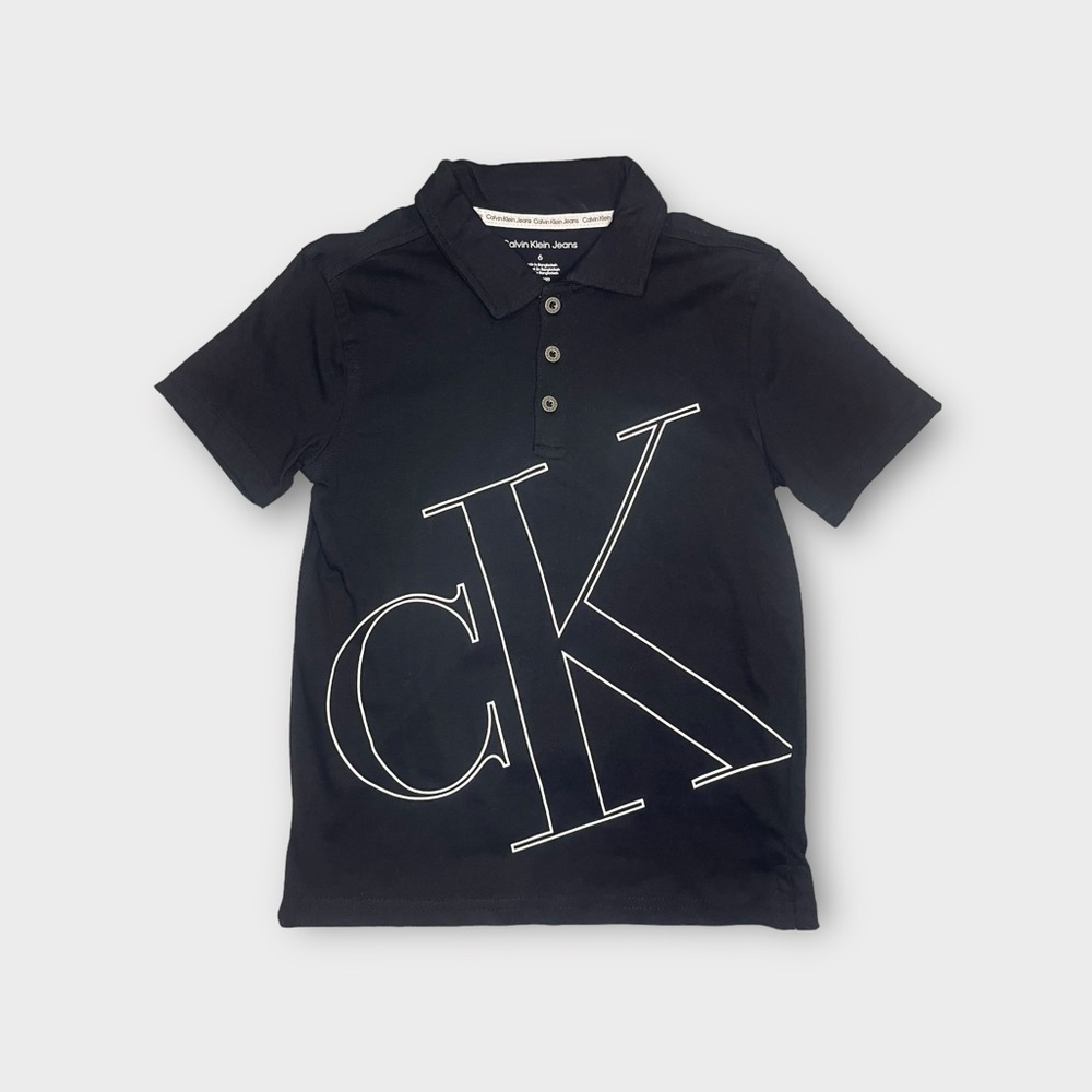 Calvin Klein Black Polo Shirt